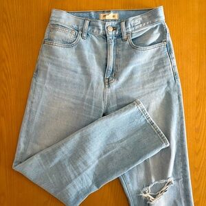 Madewell 90’s Straight Crop Jeans